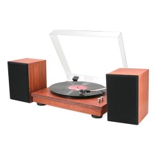 Проигрыватель виниловых дисков Music Public Kingdom TT37ATS Turntable 33/­45 rpm, RCA out, BT in, 2 speakers, wood