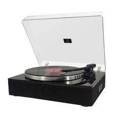 Уц. Проигрыватель виниловых дисков Music Public Kingdom TT50AT, Black, мелкие царапины на корпусе Turntable 33/­45/­78 rpm, RCA/­USB/­BT out, int speakers