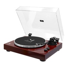 Проигрыватель виниловых дисков Music Public Kingdom TT53AT Turntable 33/­45 rpm, RCA/­BT out, red-wood