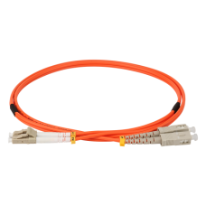 Патч-корд оптический TWT, PVC, дуплексный, LC/PC-SC/PC, MM 50/125, 2.0 м