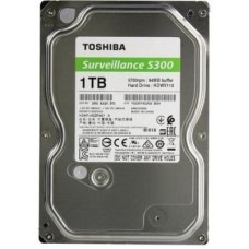 Жесткий диск для Видеонаблюдения HDD 1Tb TOSHIBA S300 Surveillance 5400rpm SATA3 3,5" HDWV110UZSVA