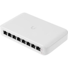 UBIQUITI Lite 8 PoE; (4) GbE PoE+, (4) GbE ports; 52W total PoE availability; Wall mountable.