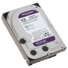 Жесткий диск для видеонаблюдения HDD 6Tb Western Digital Purple SATA 6Gb/s 256Mb 3,5" WD64PURZ