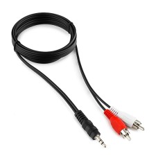 Аудиокабель Cablexpert CCA-458, Черный Cable Audio, 3.5mm/­m - 2xRCA/­m, 1.5m, black