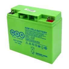 Батарея для UPS 12V, 18Ah, WBR GP 12180