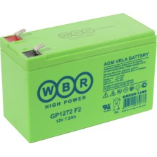 Батарея для UPS 12V, 7.2Ah, WBR GP1272 F2