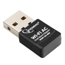 Беспроводной сетевой адаптер Gembird WNP-UA-008 Wireless LAN USB adapter, 802.11b/­g/­n/­ac (433Mbps), USB