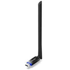 Беспроводной сетевой адаптер Tenda U10, Черный Wireless LAN USB adapter, WiFi 5 (650Mbps), USB, black, 1ant.