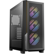 Корпус ATX midi tower Antec, P20C ARGB, черный Case 3*120 ARGB fan, black