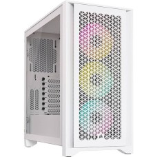 Корпус ATX midi tower Corsair, iCUE 5000D RGB Airflow, CC-9011243-WW(без БП), Белый Case white