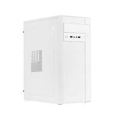 Корпус ATX midi tower Qmax H201W, (Без Б/­П), белый Case white