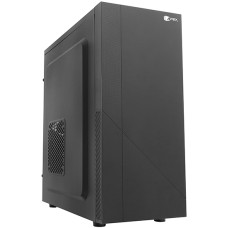 Уц. Корпус MATX mini tower APEX K16, black, небольшая вмятина сверху Case 1*120mm fan, (400W), black