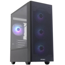 Корпус MATX mini tower Antec, NX500M ARGB Elite, черный Case 1*120 ARGB+3*120 ARGB fan, Type C, black