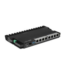 Маршрутизатор, MikroTik, RB5009UG+S+IN, RouterBOARD, 7 портов 10/100/1000M, 1 порт 2.5G, 1 порт SFP+, 1*USB 3.0 type A, 802.3af/at PoE in, RouterOS (5), -40°C to 60°C, metal desktop case
