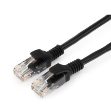 Патч-корд Cablexpert PP6U-0.5M/BK, черный