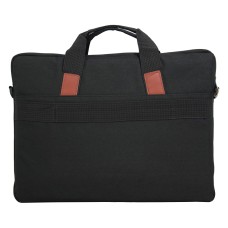 Сумка для ноутбука Marten с кожанной ручкой B007, 15.6", Black