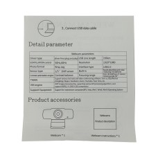 Веб-камера PC CAMERA Black-Orange USB/48dB (зел.короб)