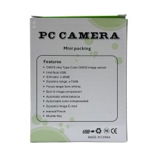 Веб-камера PC CAMERA Black-Orange USB/48dB (зел.короб)