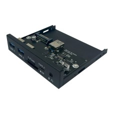 HUB передний 2 x USB3.2 / 1 x T-Flash / 1 x SD / 1 x Type-C / 1 x MJack