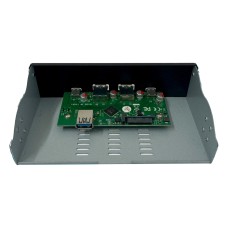 HUB корпусной передняя панель 5,25 2xType-C/2xUSB3.2