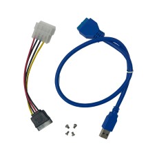 HUB корпусной передняя панель 5,25 2xType-C/2xUSB3.2