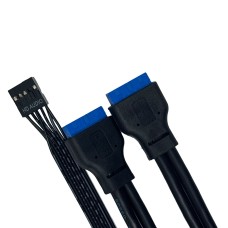 HUB корпусной передняя панель 4*USB3.0 cables + PCB board