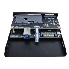 HUB передний 1xSD / 1xCard Reader / 2xUSB3.2 Gen1 / 2xUSB3.2 Gen2 / 1xType-C / 1xMicro / 1xAudio