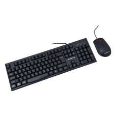 Клавиатура + Мышь Marten KM100 Проводной Анг/Рус/Каз Черный
