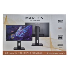 Монитор Marten 24" PixelPro X1-V1 100 Hz 1920x1080 1xDP 2xHDMI 1xVGA