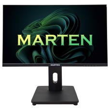 Монитор Marten 23.8" PrimeWatch-24 толстый 1920*1080P IPS, 75Гц, VGA, HDMI, DVI