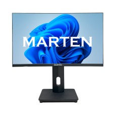 Монитор Marten 24 PixelPro X1 1K/FHD/75Гц/IPS/2xHDMI/VGA/DP/Mic-com/Kensigton/рег.выс/пов.90/Черный