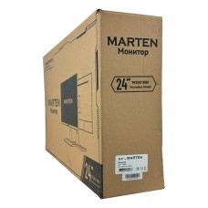 Монитор Marten 24 PixelPro 1K/FHD/75Гц/2xHDMI/VGA/DP/Mic-com/динам/Kensigton/фикс.подс/Черный