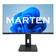 Монитор Marten 27 ClearView 1K/FHD/180Гц/IPS/2xHDMI/DP/Mic-com/динам/Kensigton/рег.выс/пов.90/Черный