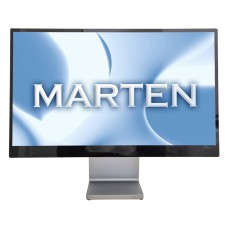 Моноблок Marten Образец1 4xUSB3.0/LAN/HDMI/TypeC/1xMic/SD/Camera/Черная+серая стойка