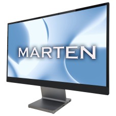 Моноблок Marten Образец1 4xUSB3.0/LAN/HDMI/TypeC/1xMic/SD/Camera/Черная+серая стойка