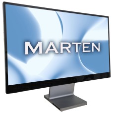 Моноблок Marten Образец1 4xUSB3.0/LAN/HDMI/TypeC/1xMic/SD/Camera/Черная+серая стойка