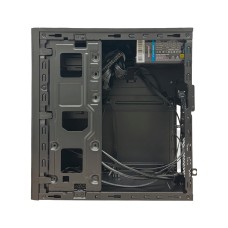 Корпус Marten MATX 2U32U21T1C1A350WB 2xUSB3.2/2xUSB2.0/Type-C/SD/SLIM/2xMic/с БП/Черная