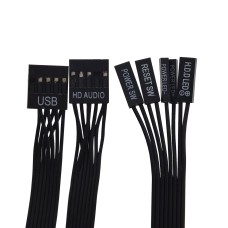 Корпус Marten Micro ATX 2U21A250WB6521 2xUSB2.0/место под Type-C/2xMic/с БП/Черная