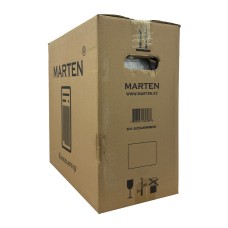Корпус Marten Micro ATX 2U21A250WB6521 2xUSB2.0/место под Type-C/2xMic/с БП/Черная