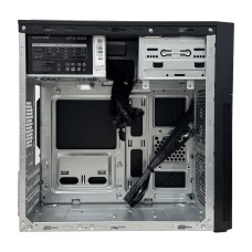 Корпус Marten Micro ATX 2U21A250WB6521 2xUSB2.0/место под Type-C/2xMic/с БП/Черная