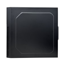 Корпус Marten Micro ATX 2U21A250WB6521 2xUSB2.0/место под Type-C/2xMic/с БП/Черная