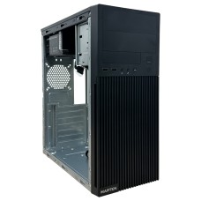 Корпус Marten ATX 2U21A500WB 2xUSB2.0/место под Type-C/2xMic/с БП/Черная