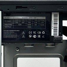 Корпус Marten ATX 2U21A500WB 2xUSB2.0/место под Type-C/2xMic/с БП/Черная