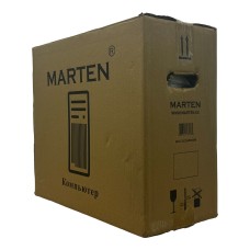 Корпус Marten ATX 2U21A500WB 2xUSB2.0/место под Type-C/2xMic/с БП/Черная
