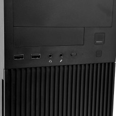 Корпус Marten ATX 2U21A500WB 2xUSB2.0/место под Type-C/2xMic/с БП/Черная