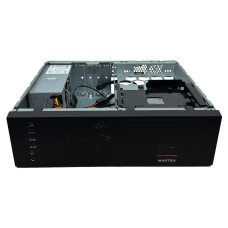 Корпус MARTEN SFF Black /БП/4хUSB3.0/CardReader/2xMic/Slim