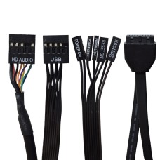 Корпус MARTEN SFF Black /БП/4хUSB3.0/CardReader/2xMic/Slim