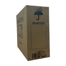 Корпус MARTEN SFF Black Type-C /БП/4хUSB3.0/CardReader/2xMic/Slim