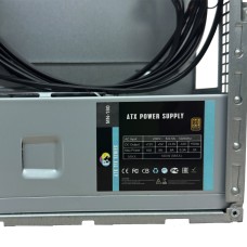 Корпус BS SFF Black-Red /БП/4хUSB3.0/CardReader/2xMic/Slim