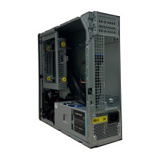 Корпус BS SFF Black-Red /БП/4хUSB3.0/CardReader/2xMic/Slim